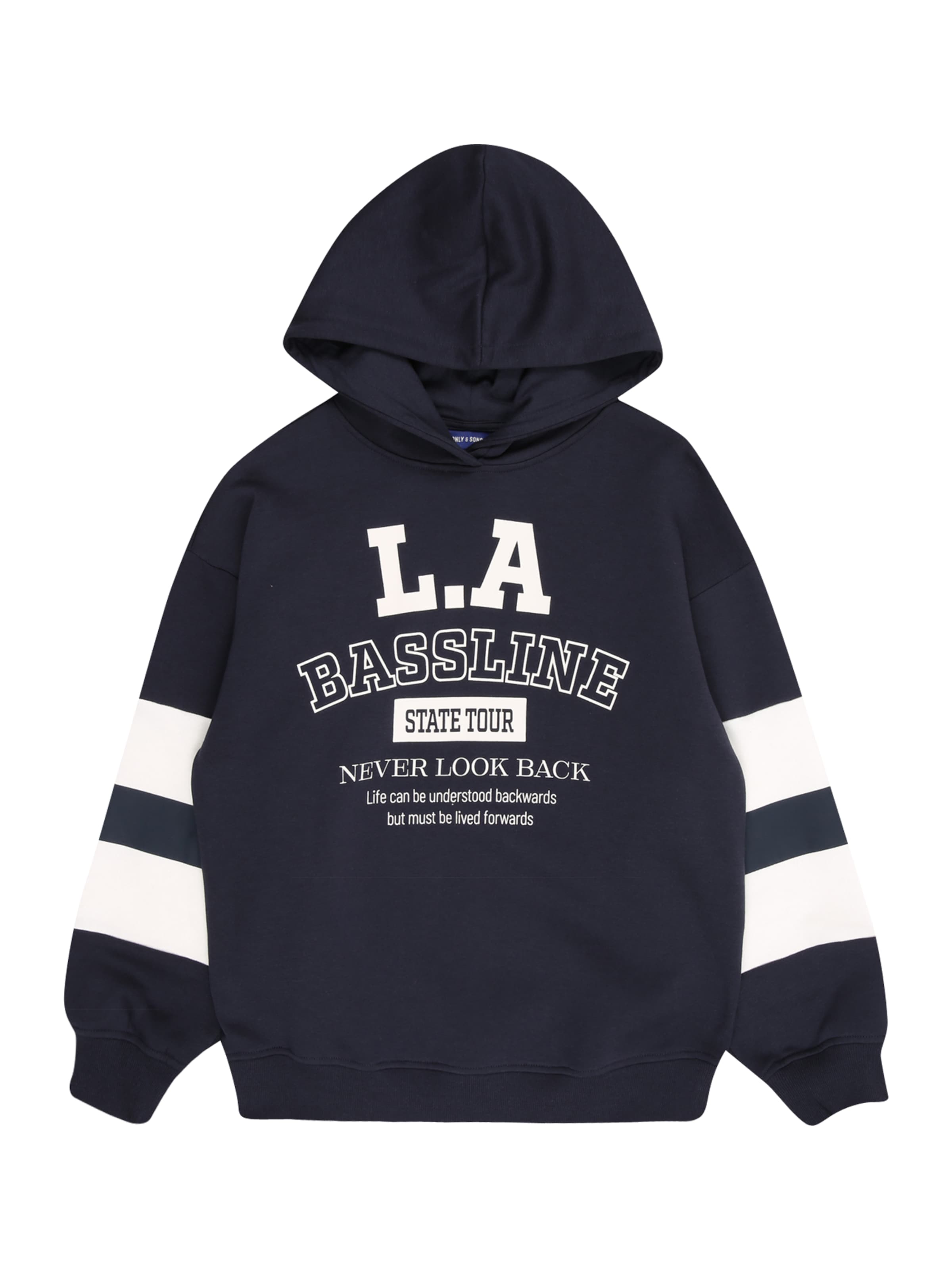 Felpa 'OSJCATER' di Only & Sons Junior in blu: frontale