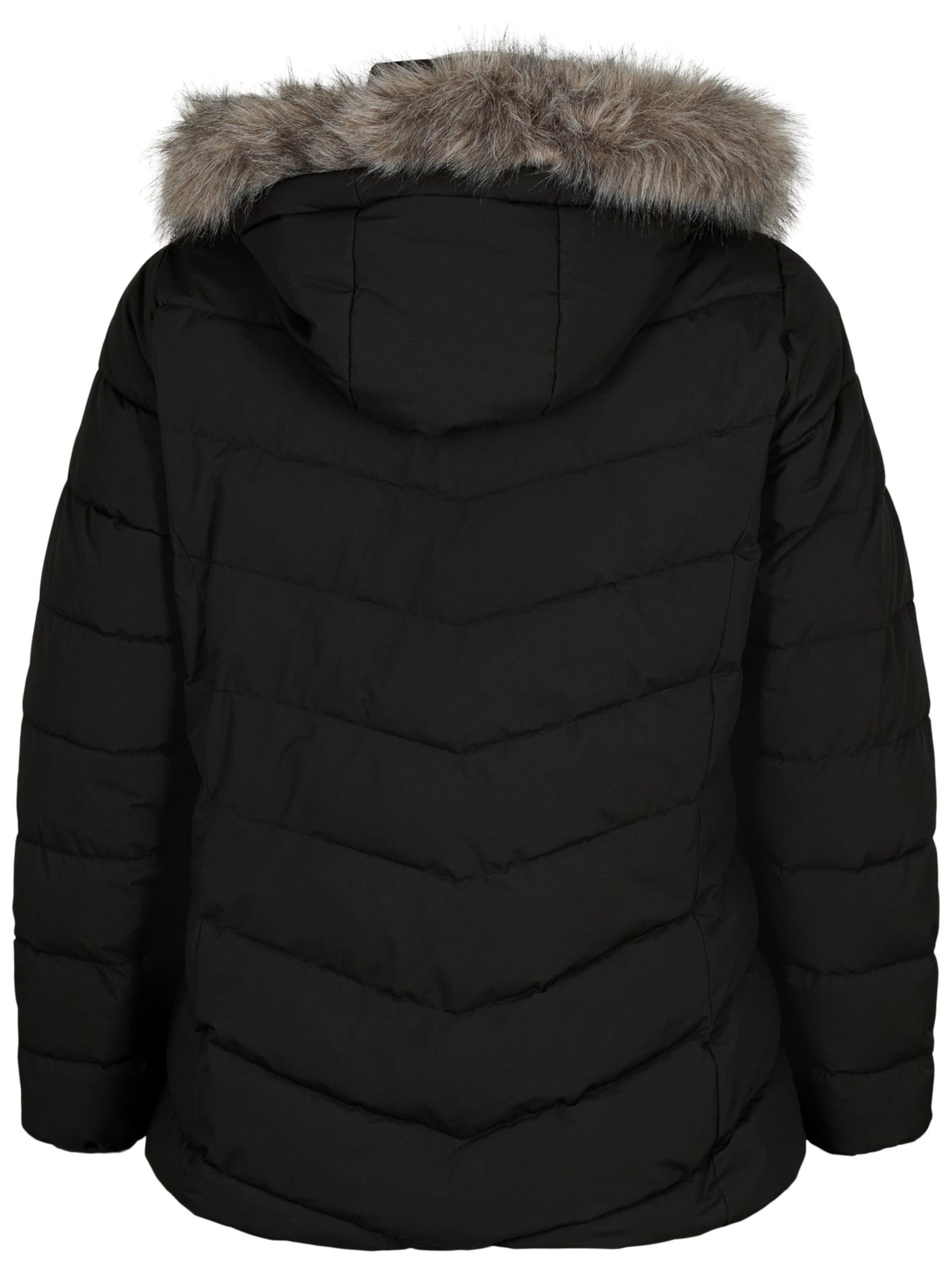 Zizzi Winter jacket 'Cajulia' in Black