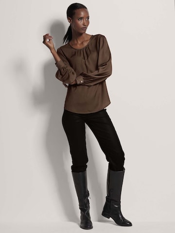 MADELEINE Blouse in Bruin