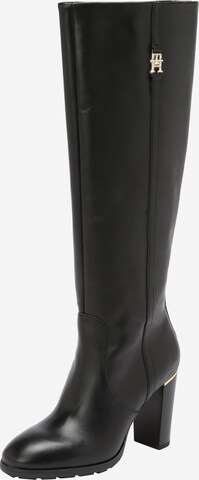 Bottes TOMMY HILFIGER en noir : devant