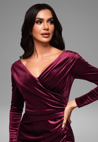 Robe de soirée Ombre en rouge