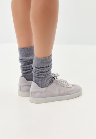 CESARE GASPARI Platform trainers in Grey