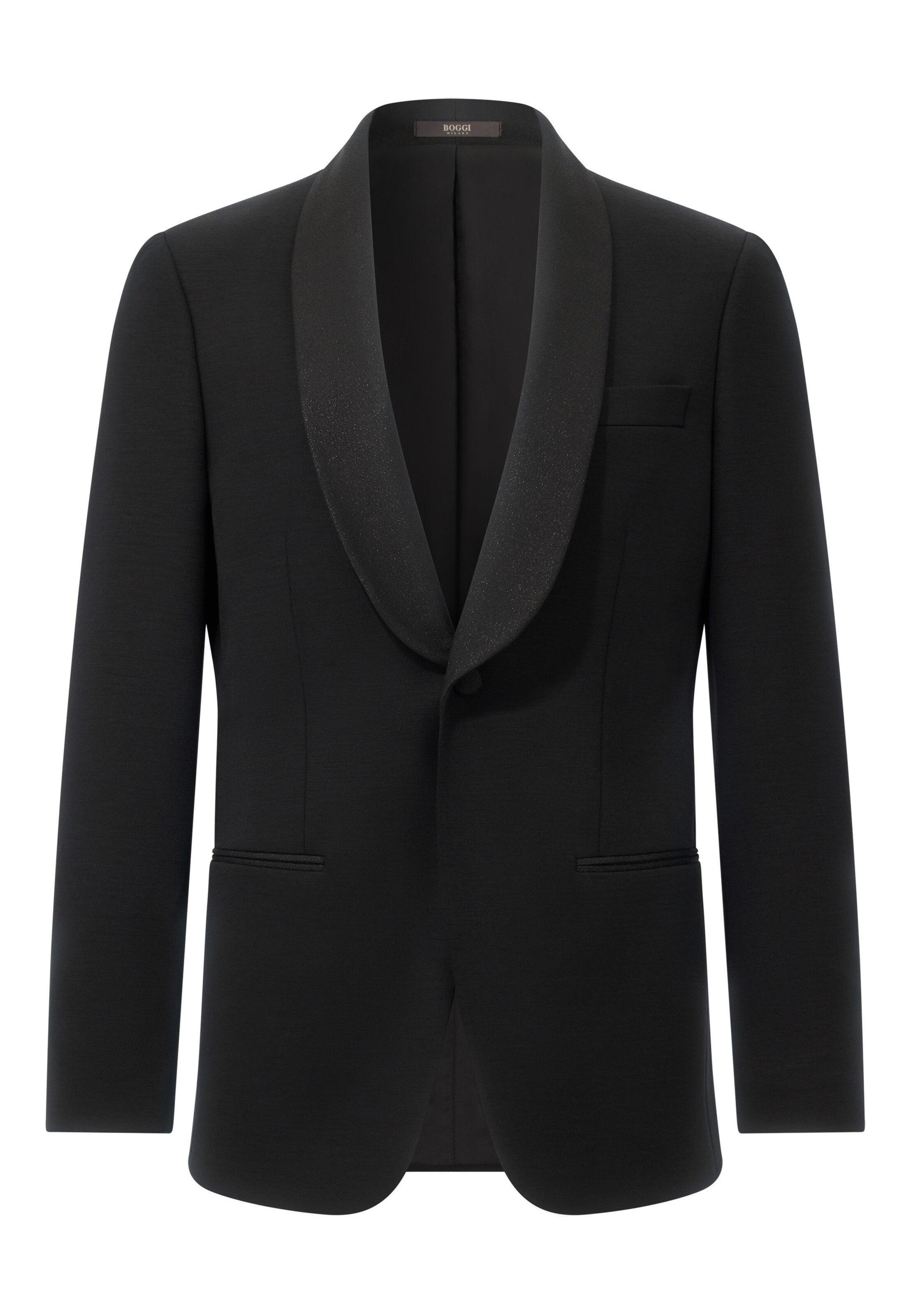Boggi Milano Regular fit Business blazer in Black: front