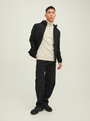JACK & JONES Sweater 'JJEmil' in Beige