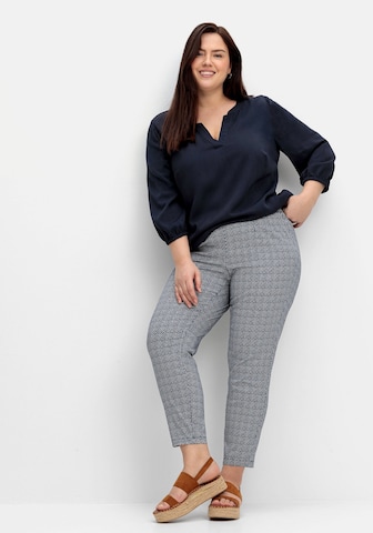 Coupe slim Pantalon SHEEGO en bleu