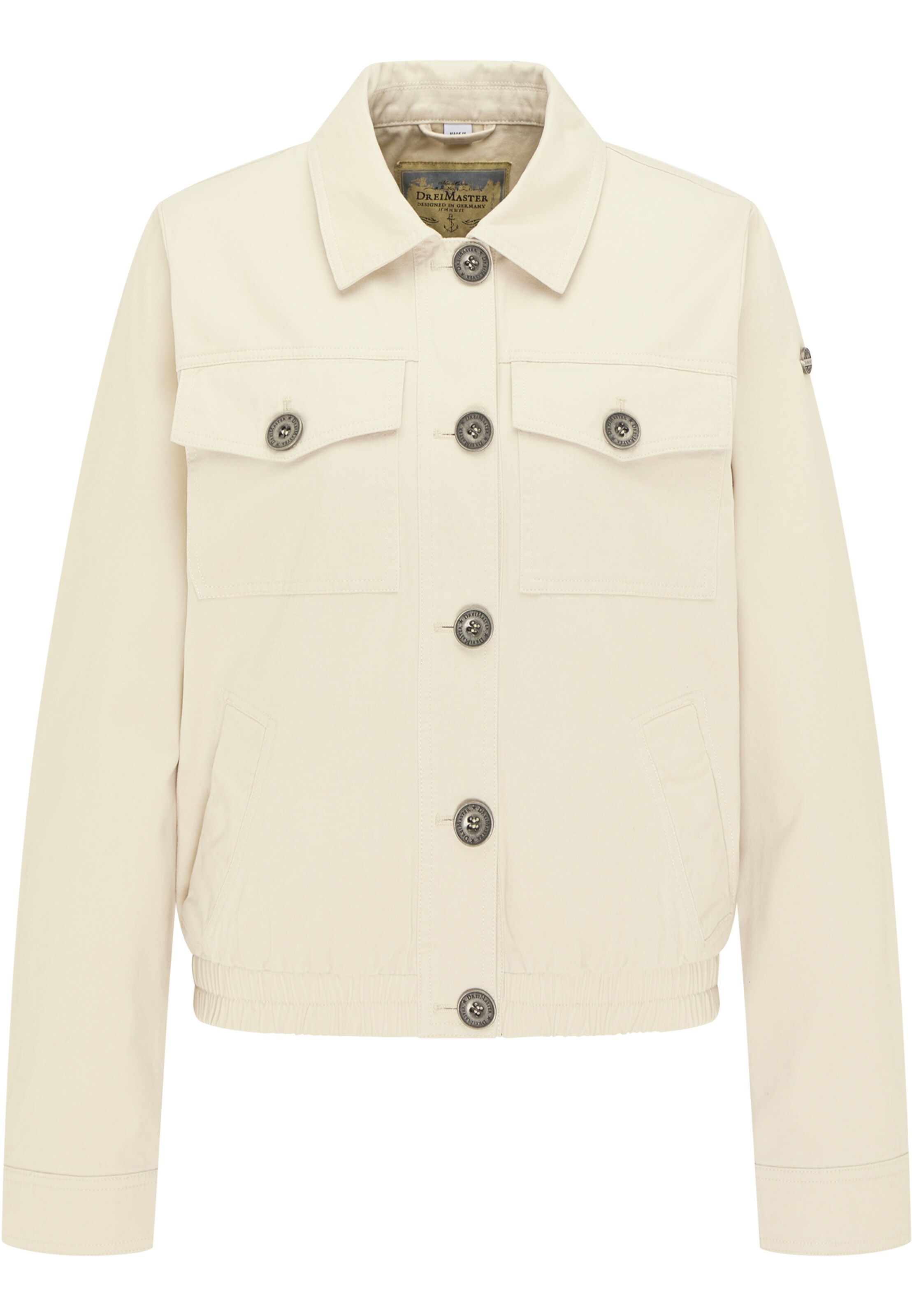 DreiMaster Vintage Φθινοπωρινό και ανοιξιάτικο μπουφάν σε μπεζ: μπροστά
