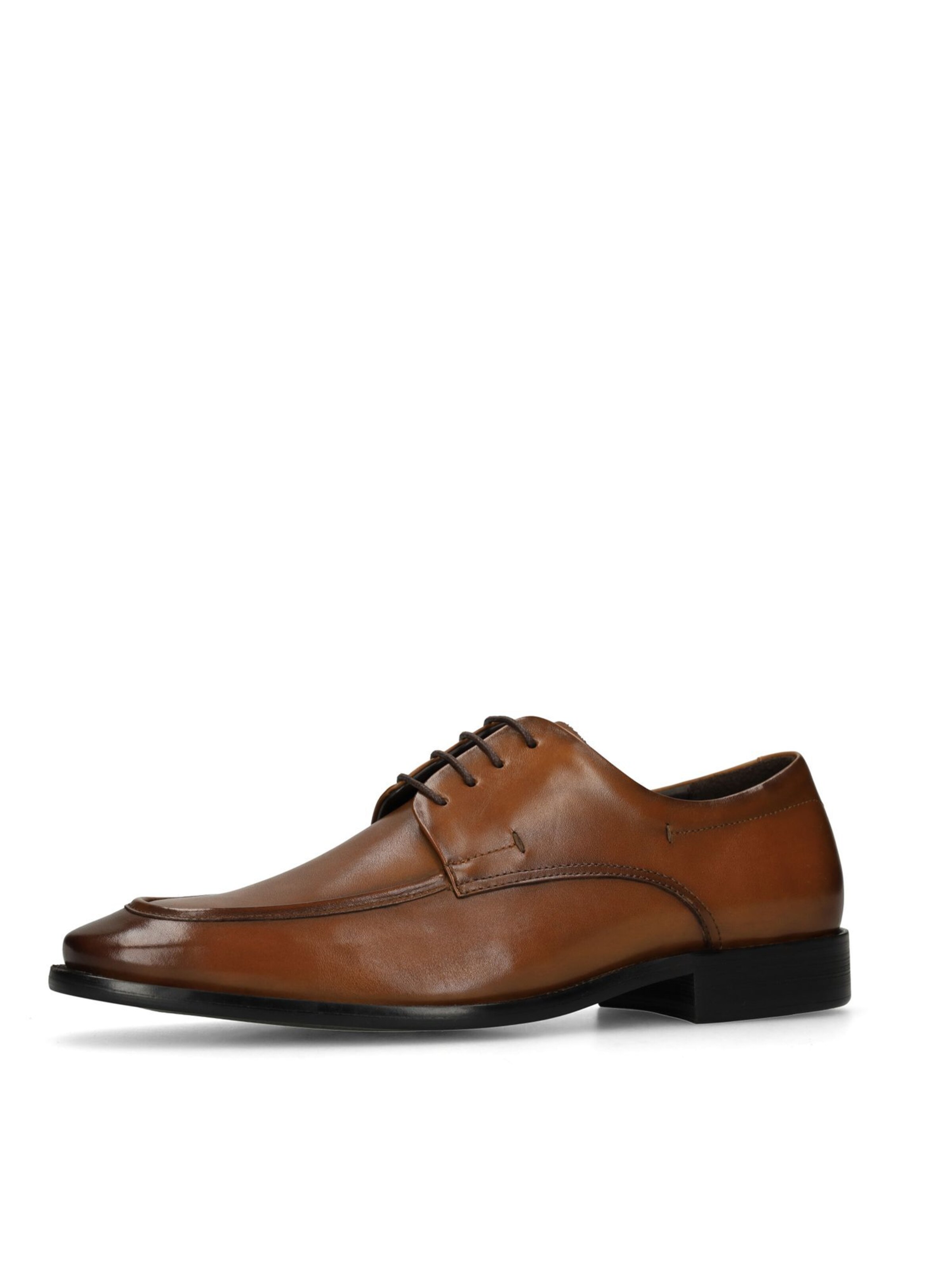 MANFIELD Lace-Up Shoes in Brown: front