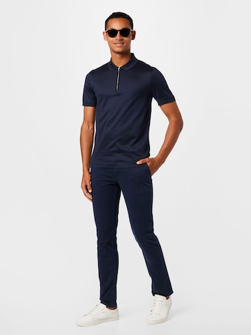 BOSSSlimfit Chino hlače - plava boja