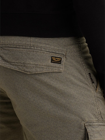 PME Legend - Loosefit Pantalón 'Nordrop relaxed fit cargo pants with allover print' en beige