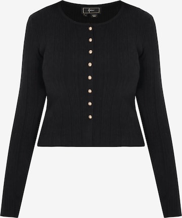 Cardigan faina en noir : devant