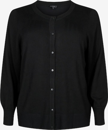 ZizziKardigan 'MCARRIE' - crna boja: prednji dio