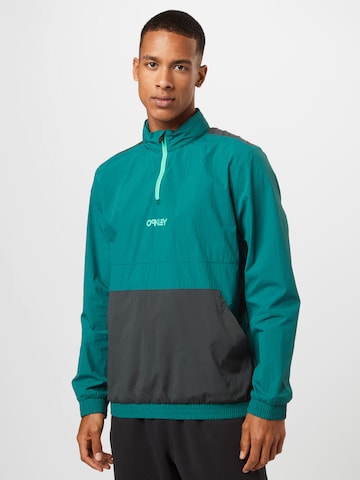 OAKLEY Athletic Jacket in Green: front