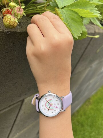 Cool Time Uhr in Lila: Vorderseite