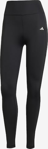 ADIDAS PERFORMANCE Skinny Urheiluhousut 'Optime Stash' värissä musta: etupuoli