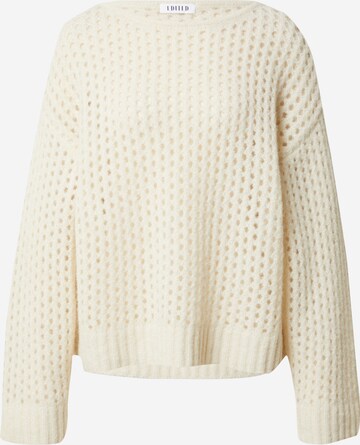 EDITED Sweater 'Frantje ' in White: front