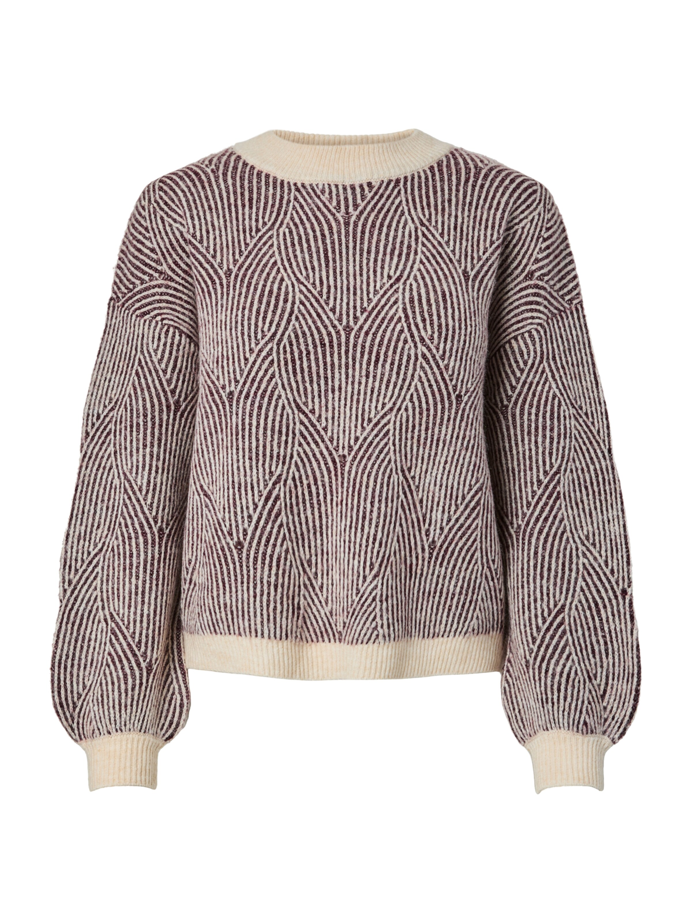 PIECES Pullover 'PCJENNA' in Weiß: Vorderseite
