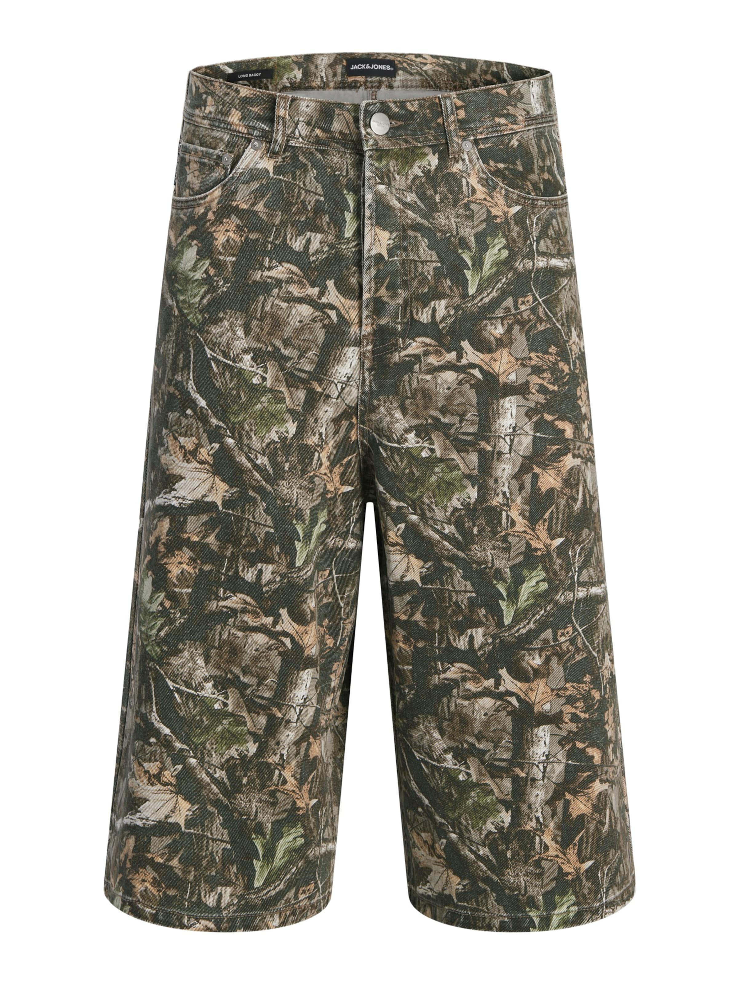 JACK & JONES Baggy Τζιν 'JJIBILLY JJORIGINAL' σε πράσινο: μπροστά