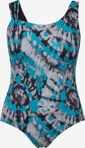 Ulla Popken T-shirt bra Swimsuit in Mixed colors: front