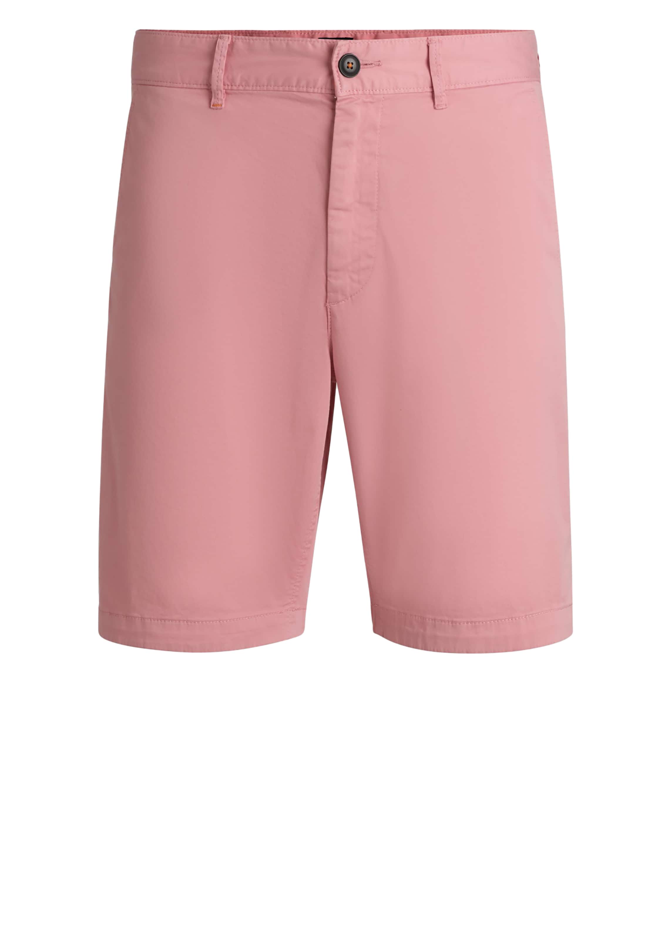 BOSS Chino Pants in Pink: front