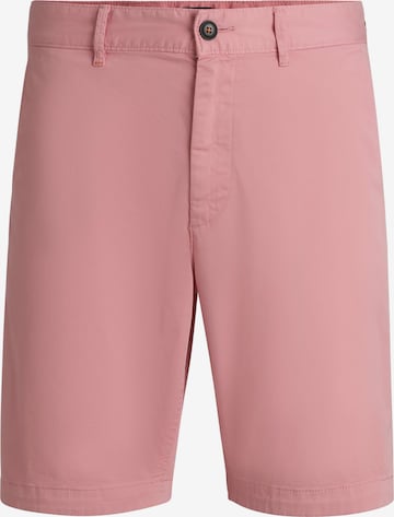 BOSS Chino Pants in Pink: front