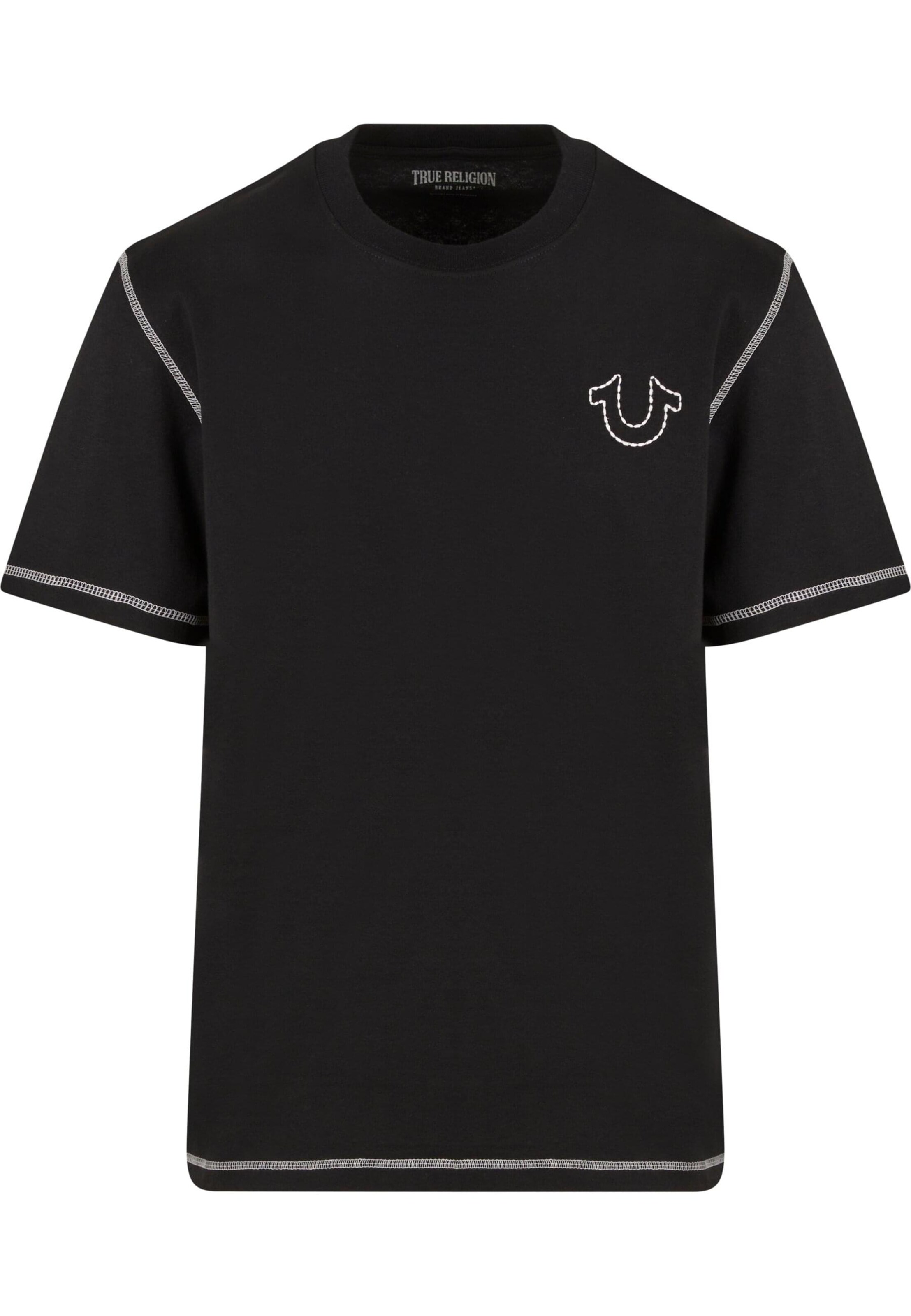 melns True Religion T-Krekls: no priekšpuses