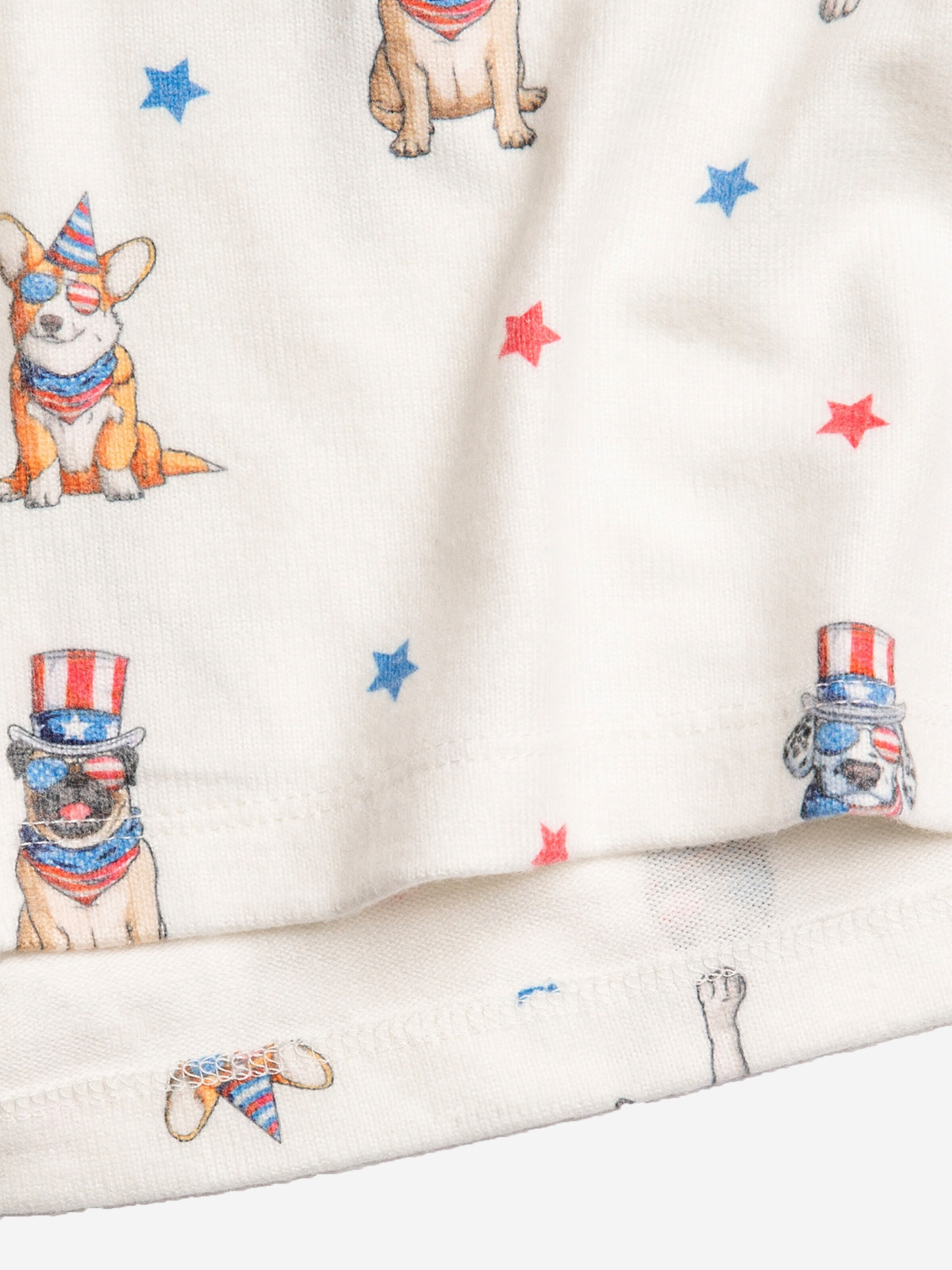 PJ Salvage Slaapshirt 'Star Spangled' in Gemengde kleuren