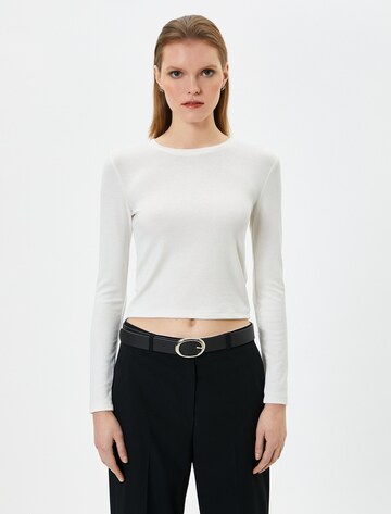 Koton Shirt in Wit: voorkant