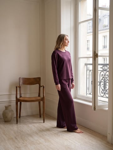 Tenue d'intérieur 'Premium - Mystic' Pastunette en violet : devant