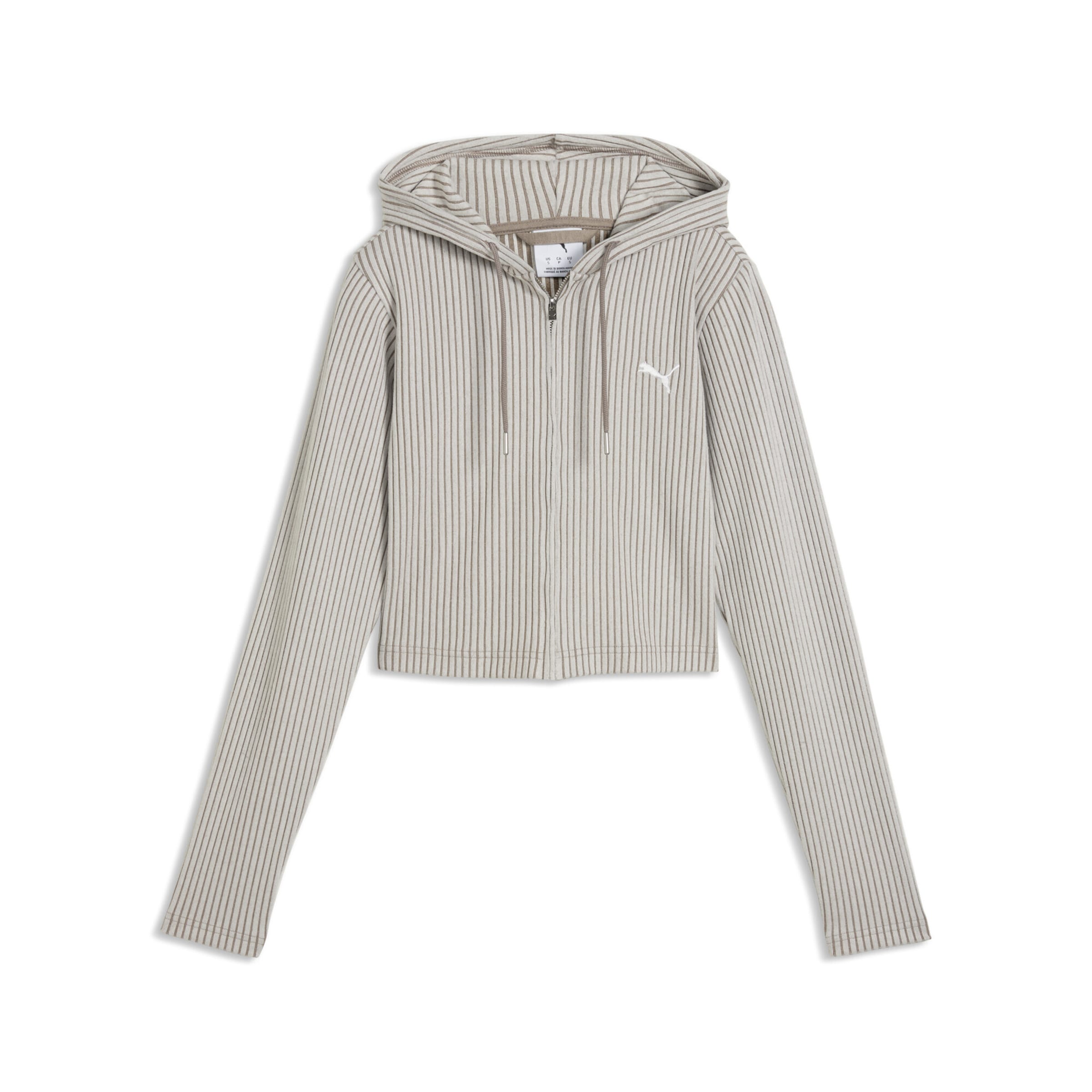 Cardigan 'Essentials' PUMA en gris : devant