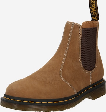 Dr. Martens - Botas chelsea '2976' em castanho: frente