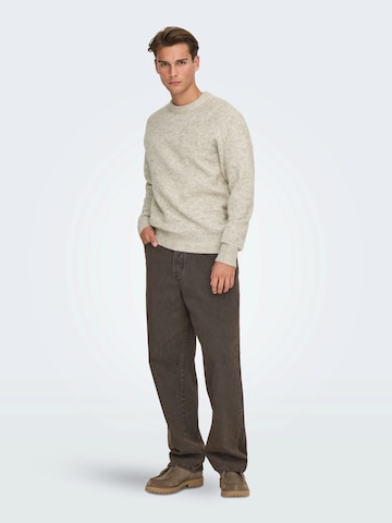 Pullover 'ONSBERNO' di Only & Sons in beige