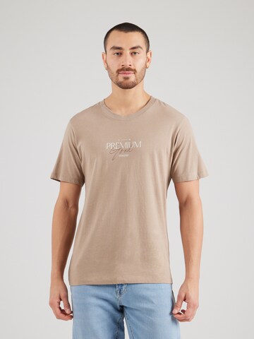 Maglietta 'JPRBLAHAROLD' di Jack & Jones Premium in beige: frontale