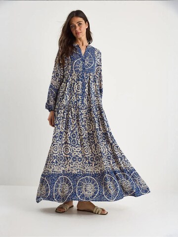 Abito camicia di Bianco Lucci in blu