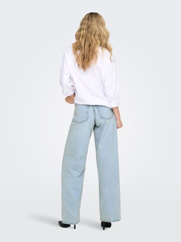 Wide Leg Jean 'ONLSilky' ONLY en bleu