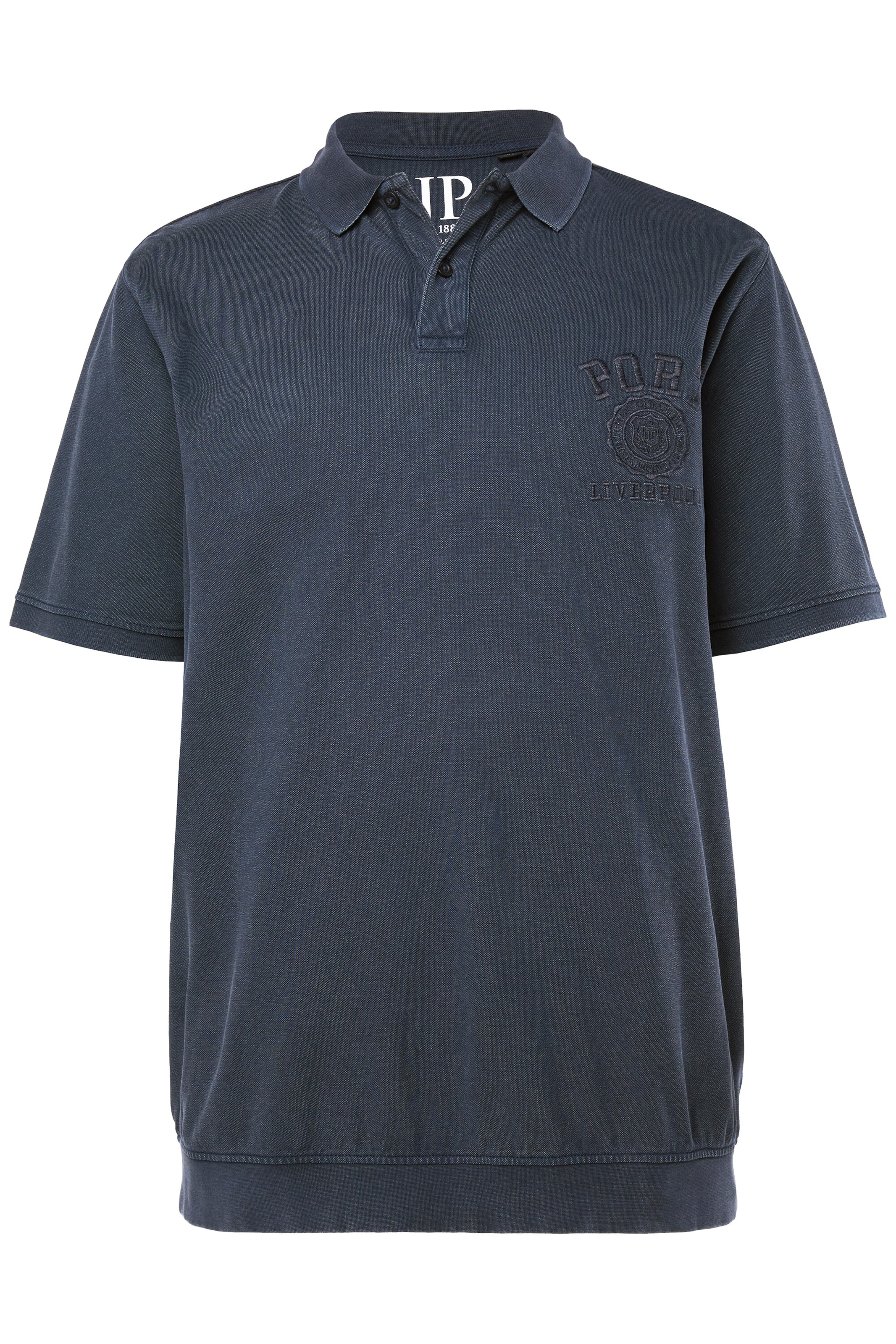 JP1880 Poloshirt in Blau: Vorderseite