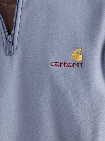 Carhartt WIP Regular fit Суичър 'American Script' в синьо
