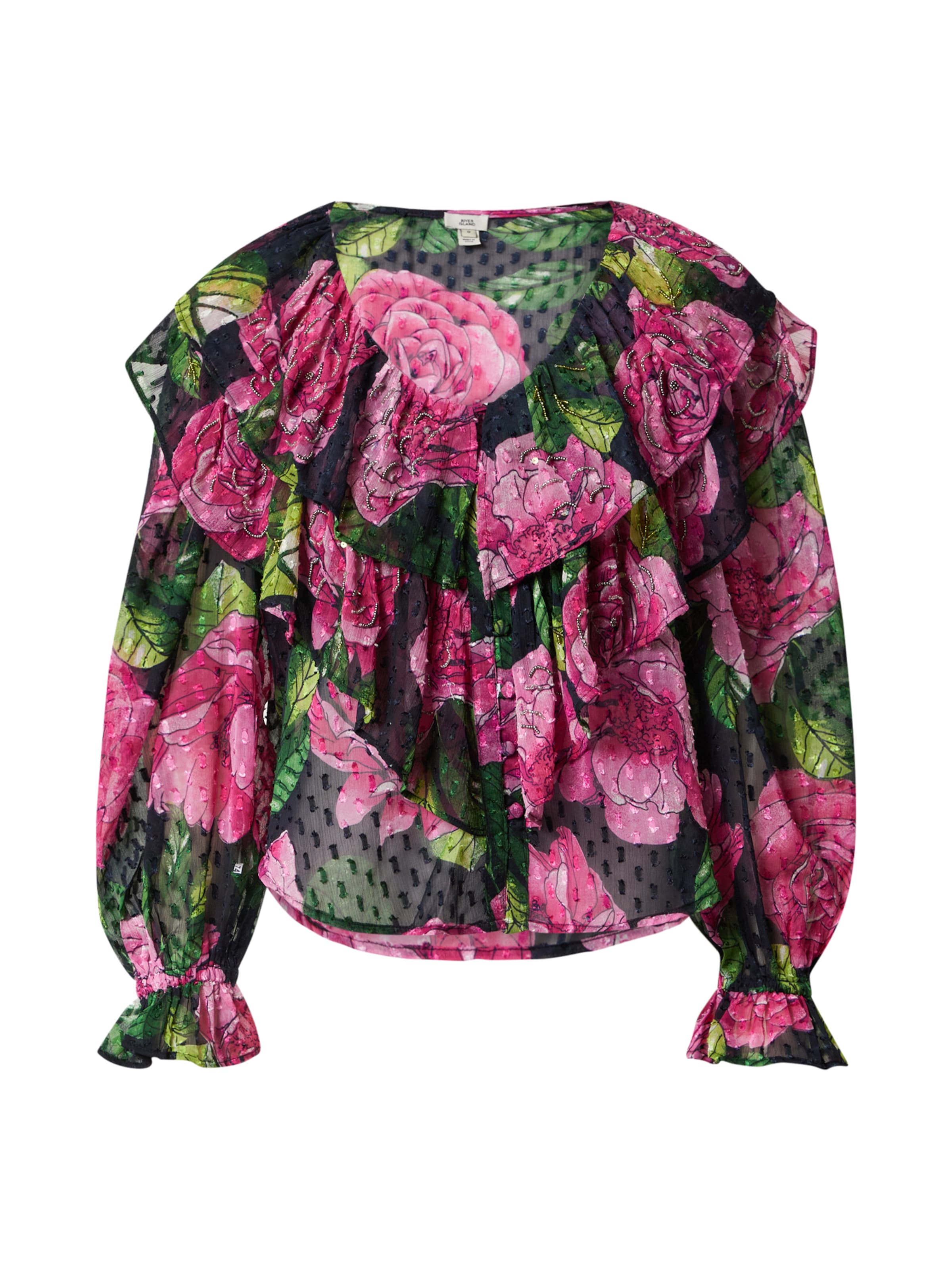 River Island Μπλούζα σε λιλά: μπροστά