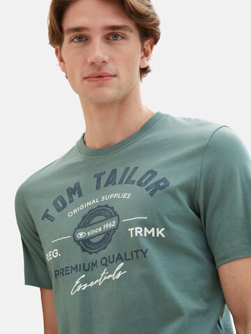 TOM TAILOR Majica | zelena barva