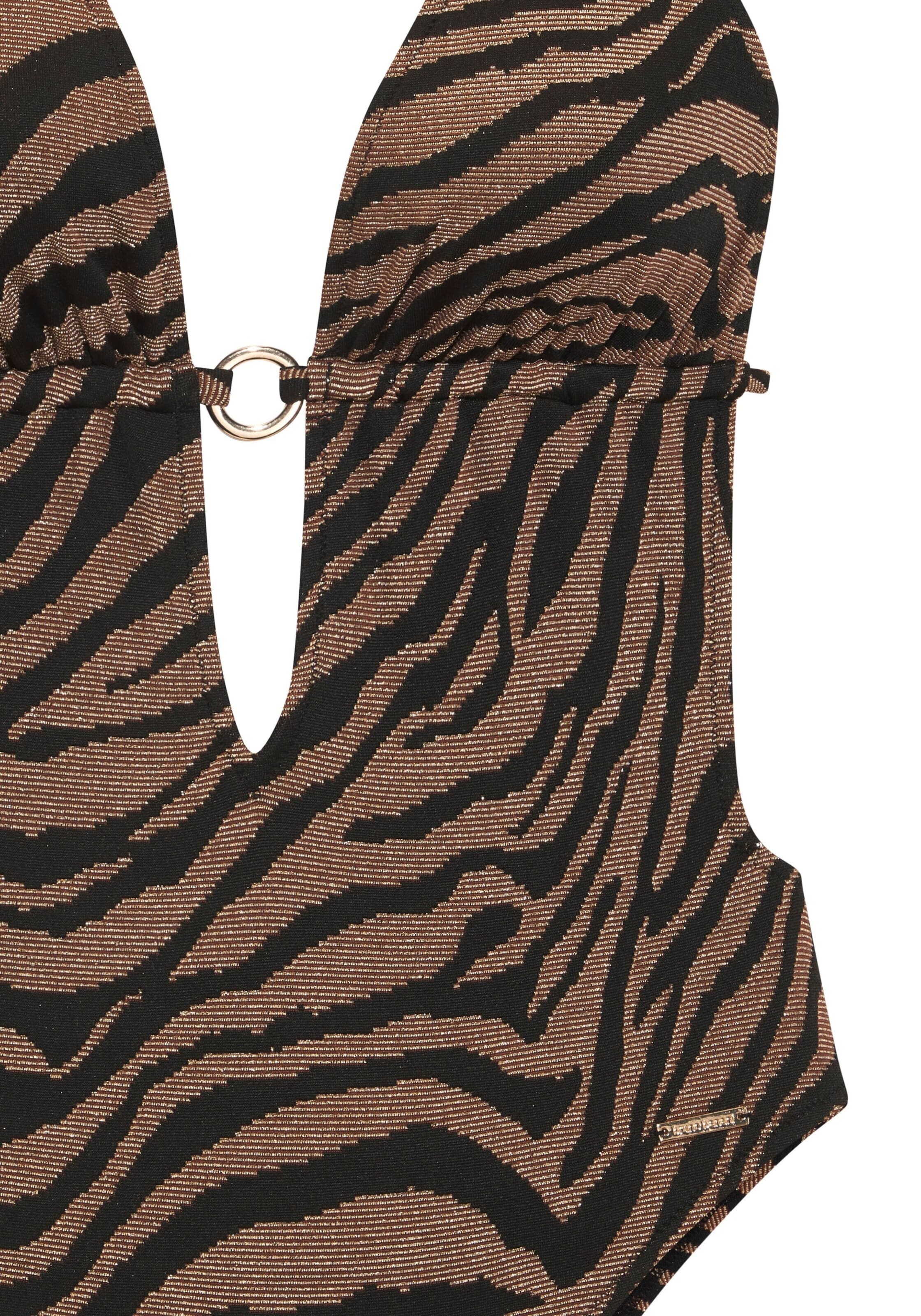 Bruno Banani Τρίγωνο Ολόσωμο μαγιό σε καφέ