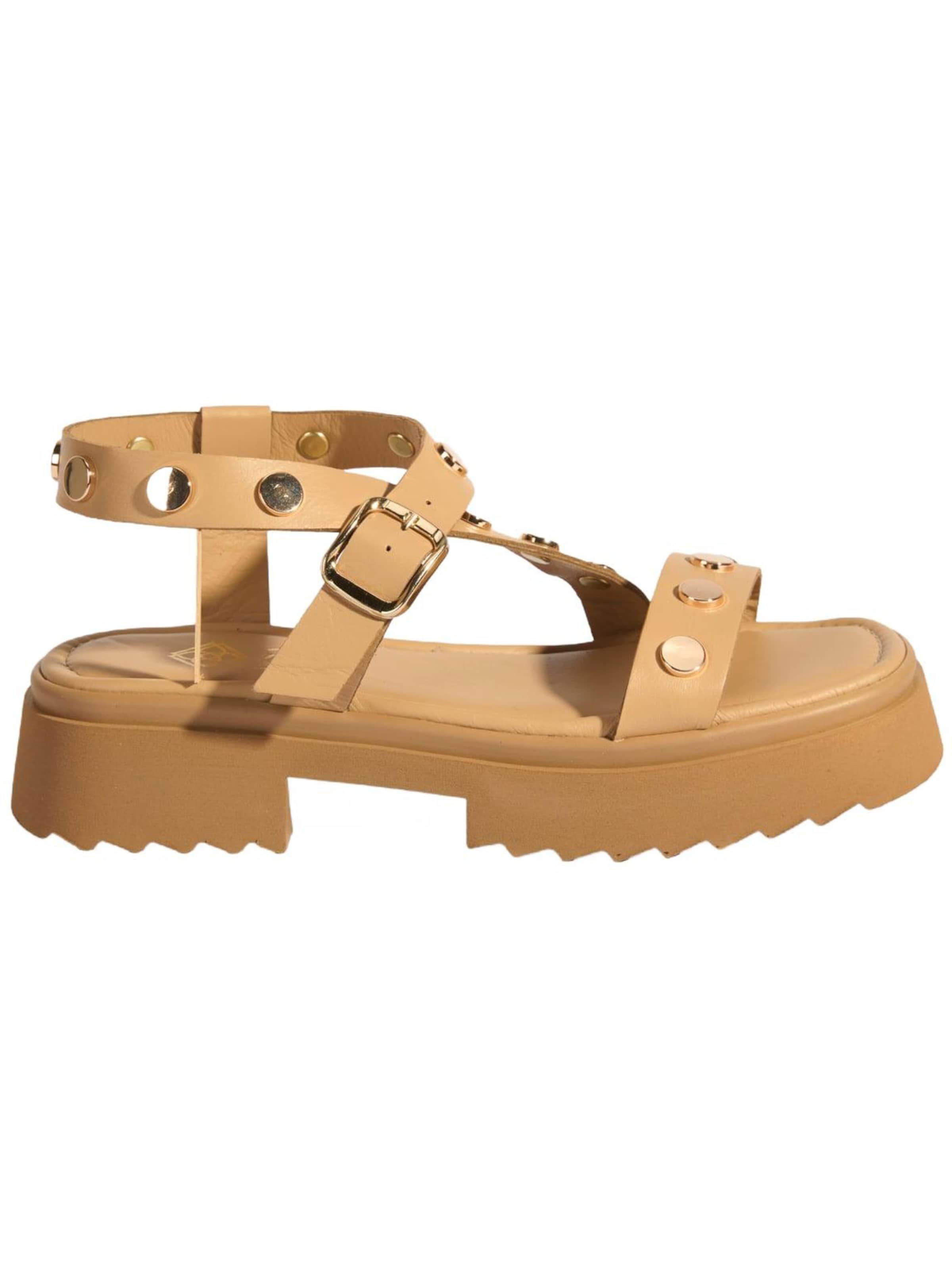 Desa Sandals 'Sandalen' in Beige: front