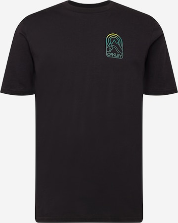 OAKLEY Sportshirt 'Mountain Sun' in Schwarz: predná strana