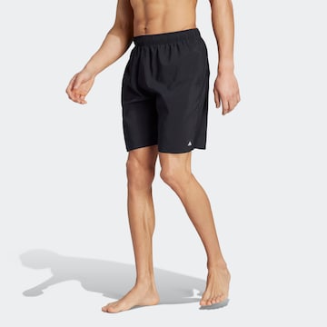 ADIDAS SPORTSWEAR Swimming Trunks 'Solid CLX Classic' in Black: front