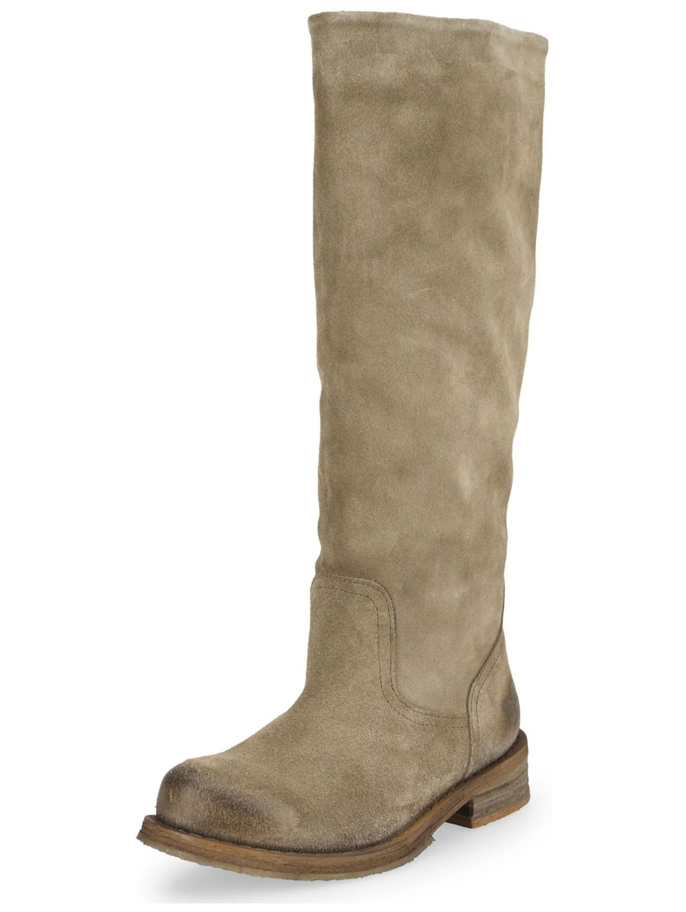 Felmini Wide Fit Boots in Grey: front