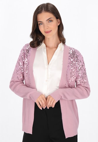 usha BLACK LABEL - Cárdigan en rosa: frente