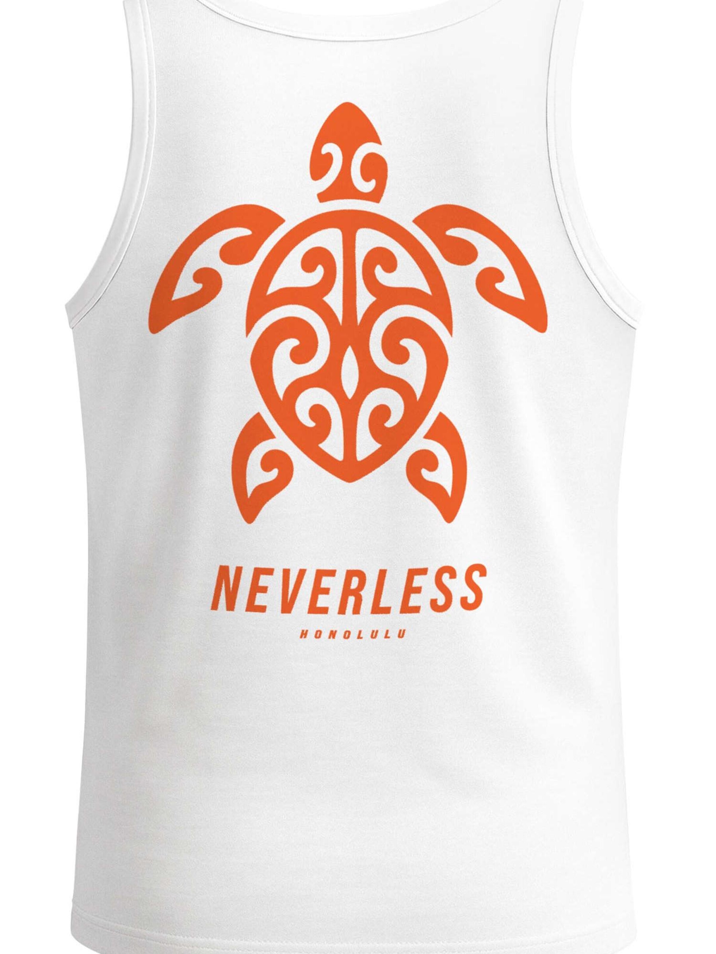 Neverless Shirt 'Honolulu Turtel' in White: front