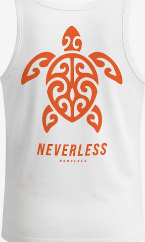 Neverless Shirt 'Honolulu Turtel' in White: front