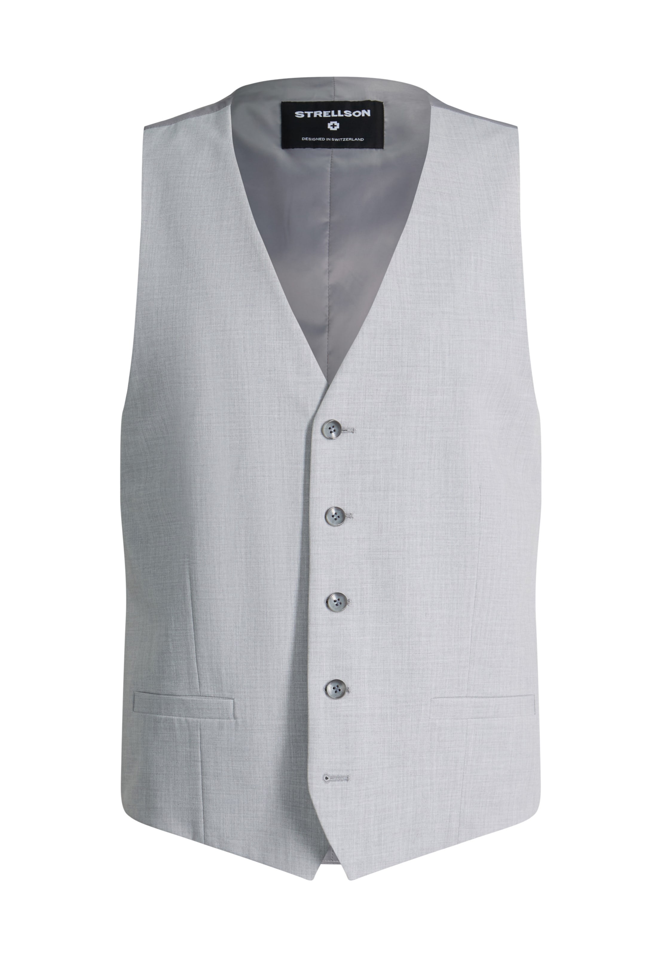 STRELLSON Gilet 'Ves' in 50 in de kleur Lichtgrijs, Productweergave