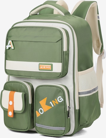 Aoking Backpack in Green: front