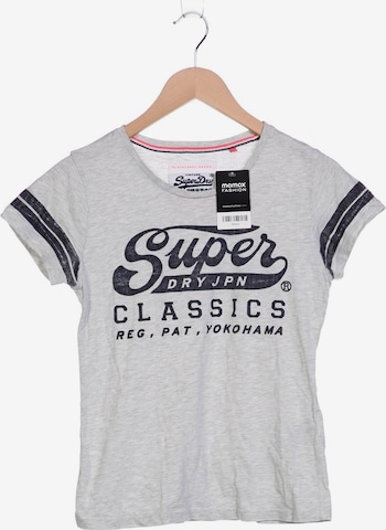 Superdry T-Shirt L in Grau: predná strana
