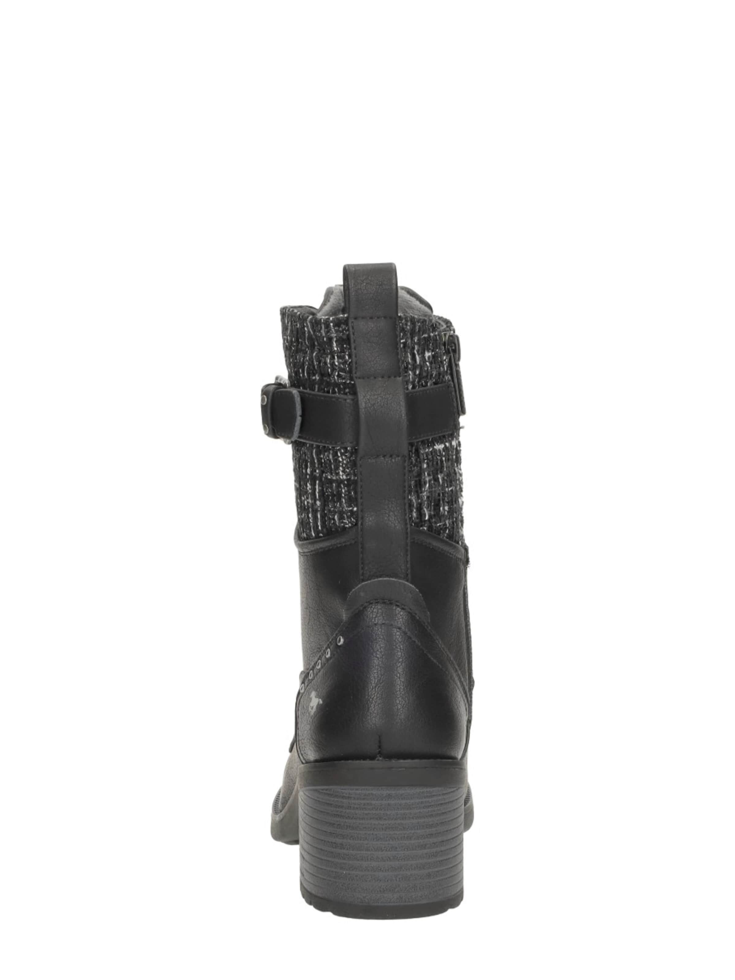 Bottines à lacets 'Hak' MUSTANG en noir